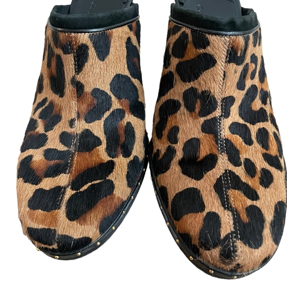 COLE HAAN Womens Annette Clog Leopard Print Heeled Size 8 - Picture 4 of 12